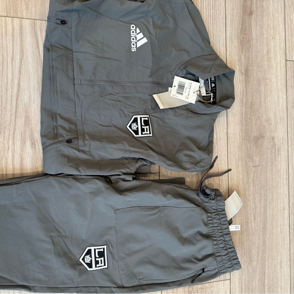 Adidas Gray uni-sex Track Suit